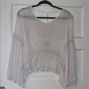 flowy long sleeve w open back